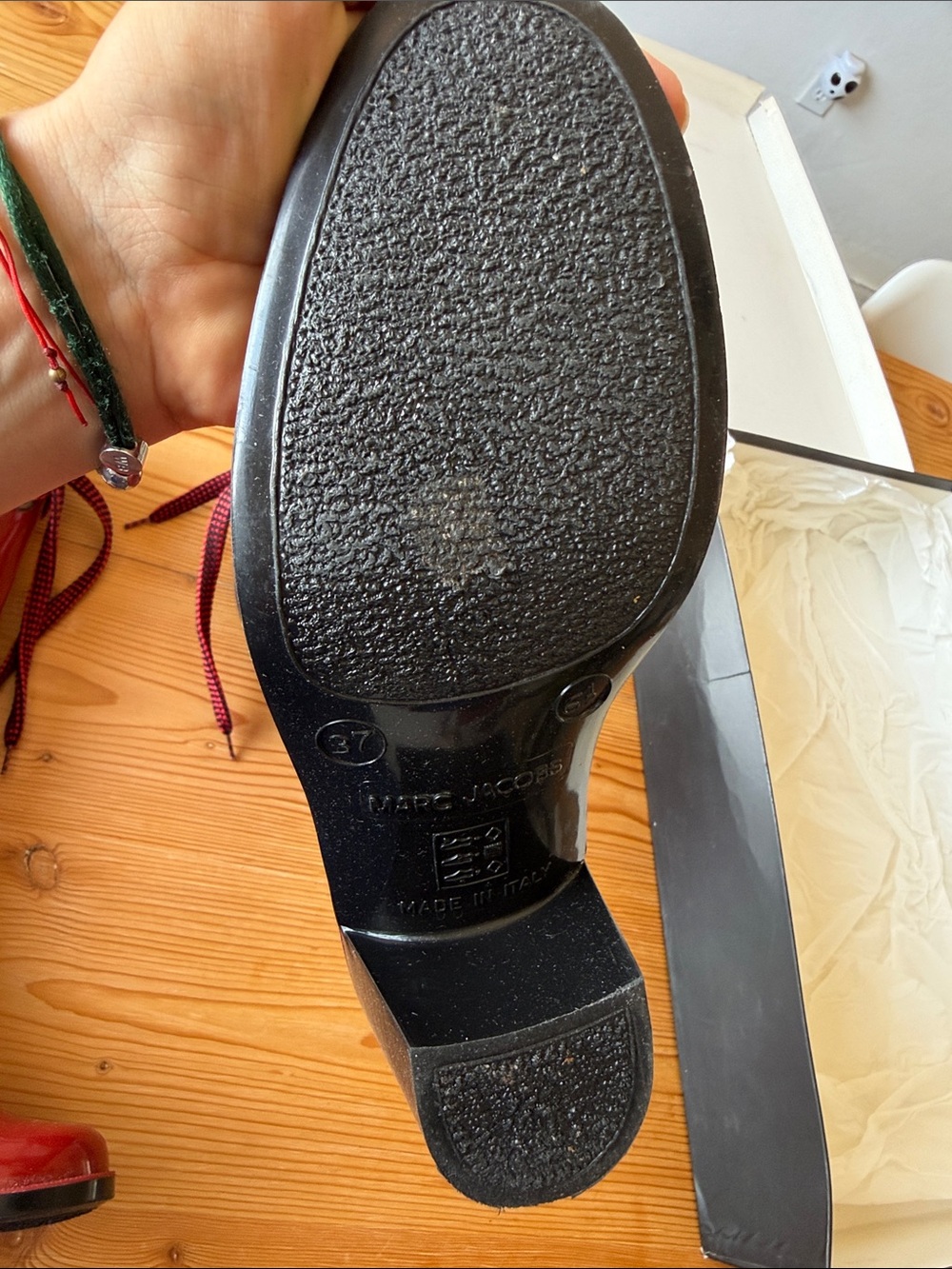 Marc Jacobs Red Patent Rain Boots - Picture 8 of 16